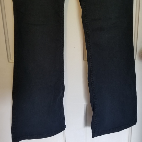 Black Levi Jean's at waist boot cut size 16 med - Picture 2 of 5